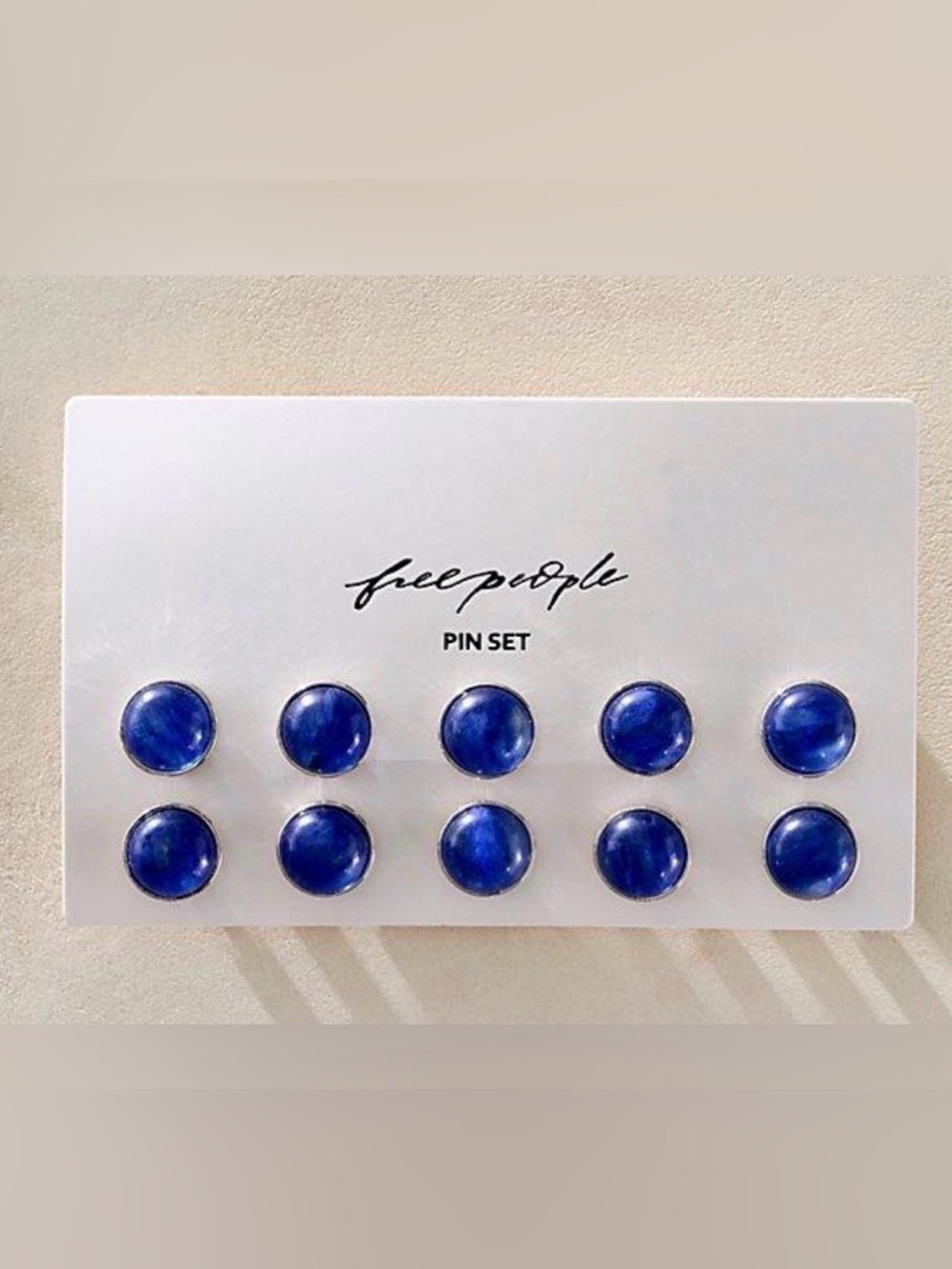 NWT Free People Stunner Stud Pin Pack $25 Blue